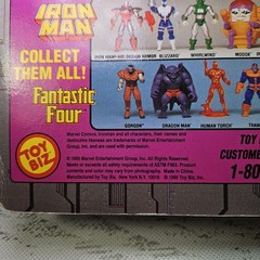 ToyBiz Marvel Iron Man Whirlwind 1995 5″ Vintage Adjustable Action Figure New