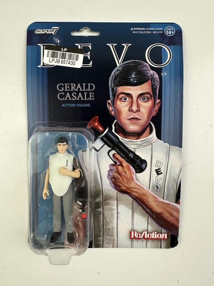Devo Super7 ReAction Gerald Casale Action Figure New Traditionalists For Age 14+