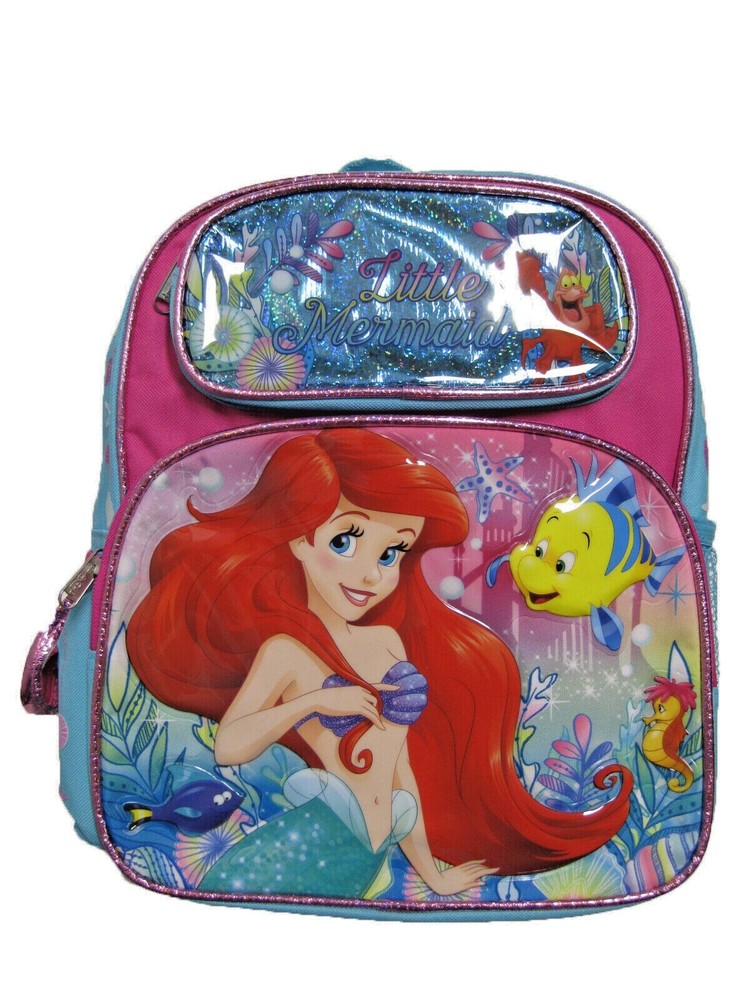 A17646 The Little Mermaid Small Backpack 12″ x 10″