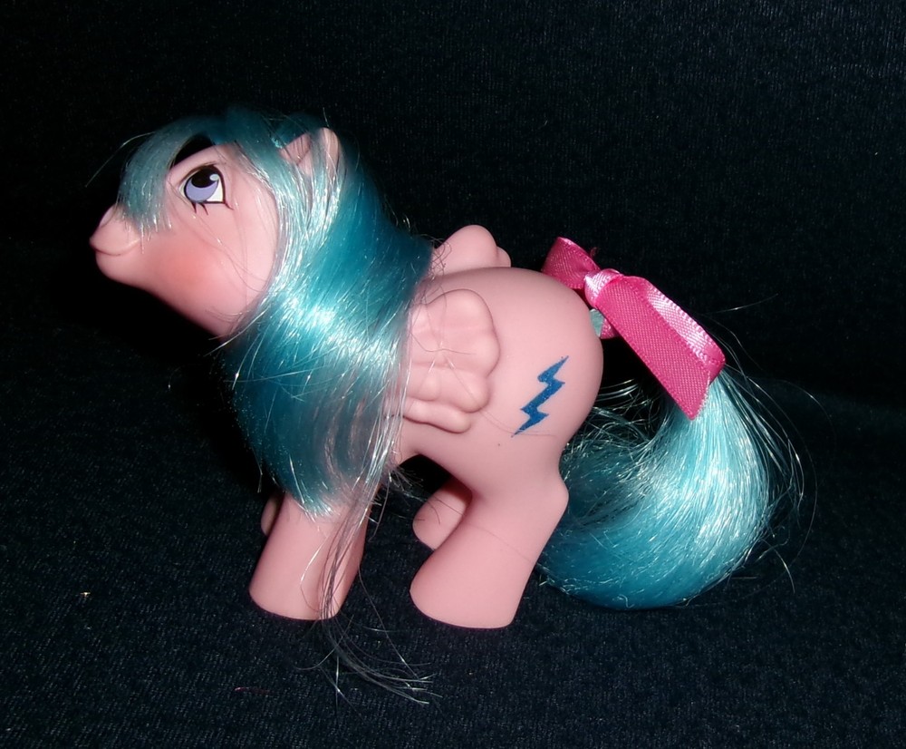 Rose: My Little Pony MLP Vintage Pegasus Baby Firefly #14 EXCELLENT glittery G1