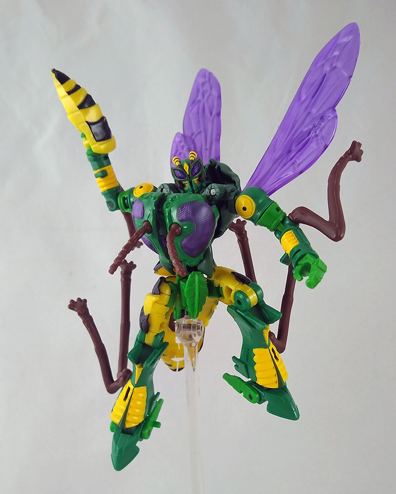 Transformers Kingdom Waspinator Complete Used Deluxe War For Cybertron