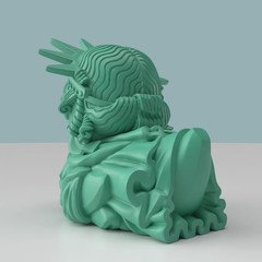 TUBBZ Mini USA Statue of Liberty Cosplaying Rubber Duck Vinyl Figure NEW
