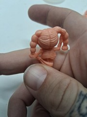 Topps Garbage Pail Kids THIN LYNN 1986 Figure Mini Salmon Pink Tone RARE