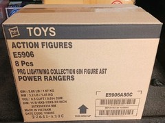 Power Rangers Lightning Collection Mighty Morphin Black Ranger NEW CASE FRESH!!!