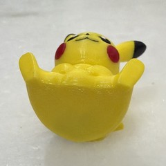 3d Printed Pokemon 2 Inch Pikachu Print Brand NEW FREE SHIPPING Multicolor