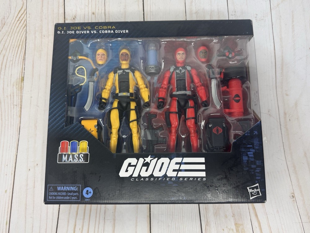 G.I. Joe Classified Series #169 G.l. Joe Diver Vs. Cobra Diver 6″ Action Figures