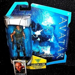 AVATAR CPL. LYLE WAINFLEET Machine Gun Weapon Action Figure James Cameron Movie