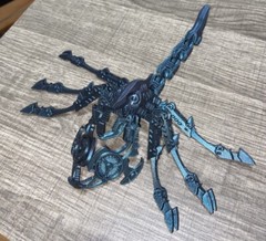 3D Printed Cyber Scorpion Flexible Full Articulated Fidget Toy Deco
