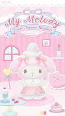 💡TOPTOY x Sanrio My Melody Sweet Dream Boudoir Series Vinyl Plush Blind Box Toy