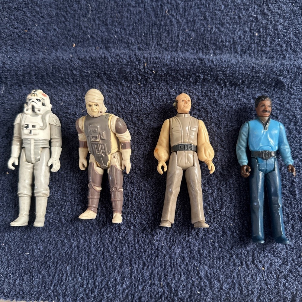 4 Each Vintage 1980 Kenner Star Wars Figures Hong Kong See Pictures For Cond