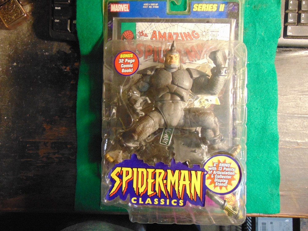 ToyBiz Marvel Spider-Man Classics Series 2 Rhino 6″ Figure 2001 – Sealed