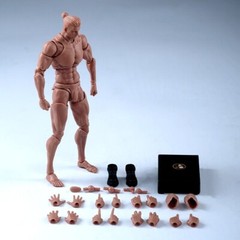 US Romankey X Cowl 1/12 Male Female Super Flexible Joint Body Doll 6″Figure Toy