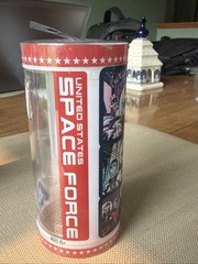 Amazo Toys Space Force U.S. toy soldier Action Figures Red Visor 1:18 UNIQUE
