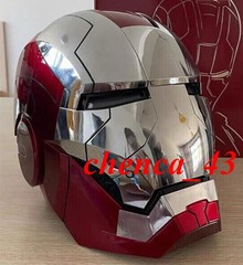 US Stock!! Autoking Iron Man Helmet MK5 1/1 Voice-controlled Mask Transform Gift