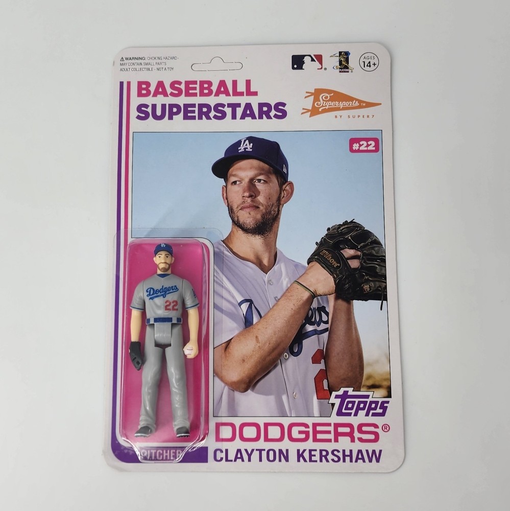 Super7 Supersports Baseball – Clayton Kershaw Dodgers (Topps) | New – FAST SHIP