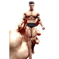 TBLeague TM02A Phicen Male Seamless Muscular Body w/ Head 1/12 Action FIGURE