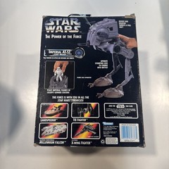 + 1995 Star Wars The Power of the Force Imperial AT-ST Scout Walker Box only!!!