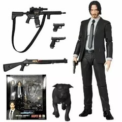 Maf No. 085 John Wick Chapter 2 With Dog Action Figure Collection Toy Gift PVC–