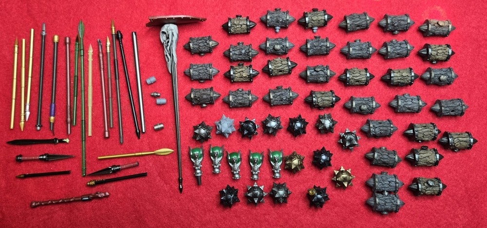 Parts Lot 1/18 scale – Boss Fight Studio Vitruvian Armory