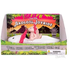 Axolotl Joyride: Cute Pink Pull Back Car Racing Child Toy – Archie McPhee