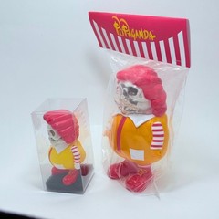 Ron English SUPER SIZED ME SSF Skeleton & MC Supersized Mini Secret Base JAPAN