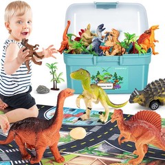 Dinosaur Toys for 3 4 5 Year Old Boys Gifts, 25 Pieces Dinosaurs Toys for Kids