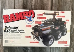 1985 Rambo Force Of Freedom Defender 6×6 New In Box. Rambo Figure Sealed