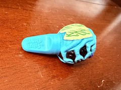Vintage 1991 ERTL BLURP BALLS Croaky Bugchuck w/ Projectile Fly RARE