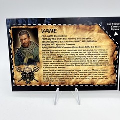 VALAVERSE THE BLACK BLACKBEARD VANE CORSAIRS 1:12 FILE CARDS RARE ACTION FORCE