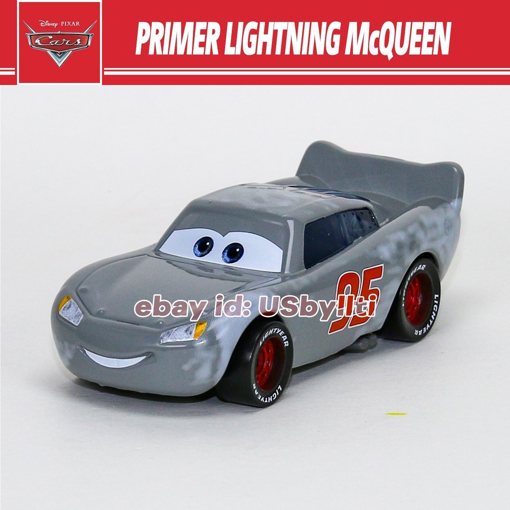 Disney Pixar Cars 3 Primer Lightning McQueen Diecast 1:55 Metal Car Toy Gift