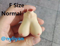 1/12 Replacement Female Big Huge Breast Cover Model For 6”Action Figure Body