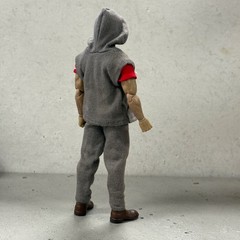 PB-WRK-SET: 1/12 Grey Workout Outfit for 6″ action figure body