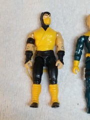 Vintage 1990s GI Joe Lot ARAH~ Street Fighter Lot Dhalsim, Para Guile, Scorpion