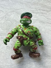 1991 Raph the Green Beret 0124 (Vintage TMNT Ninja Turtles, Playmates)