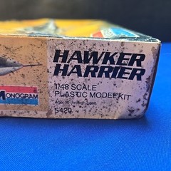 Hawker Harrier Plane 1:48 MONOGRAM Military Model Kit NEW OPEN Box READ