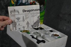 Bandai Mighty Morphin Power Rangers Dragonzord 100% Complete in Box Autographed