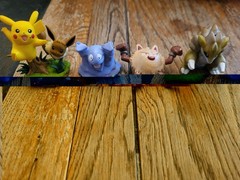 Lot Of Vintage Tomy Figures Primeape,grimer, Sandslash, Pikachu/evee