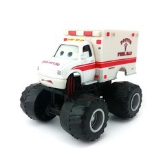 Disney Pixar Cars Lot Monster Ambulance Frightening Mcqueen Truck Kid Toy Gifts
