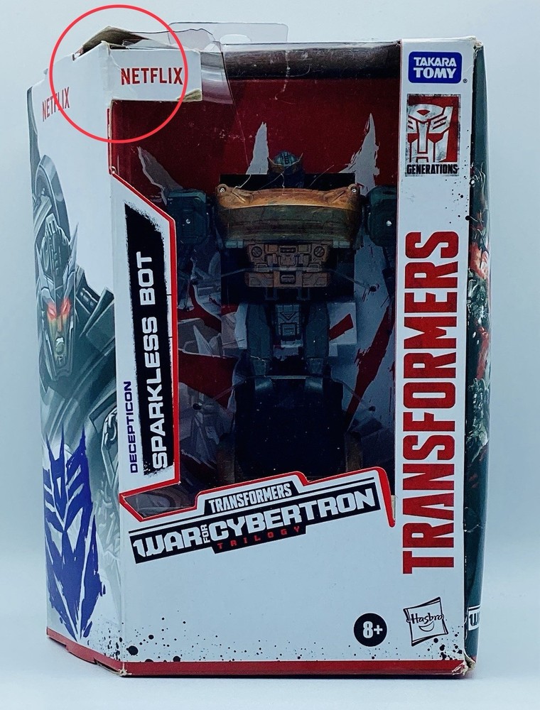 Sparkless Bot Transformers Netflix War for Cybertron Trilogy **Damage Package**