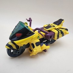 TRANSFORMERS Energon (2003) RAPID RUN 5.5″ Combat Deluxe + NIGHTSCREAM Minicon