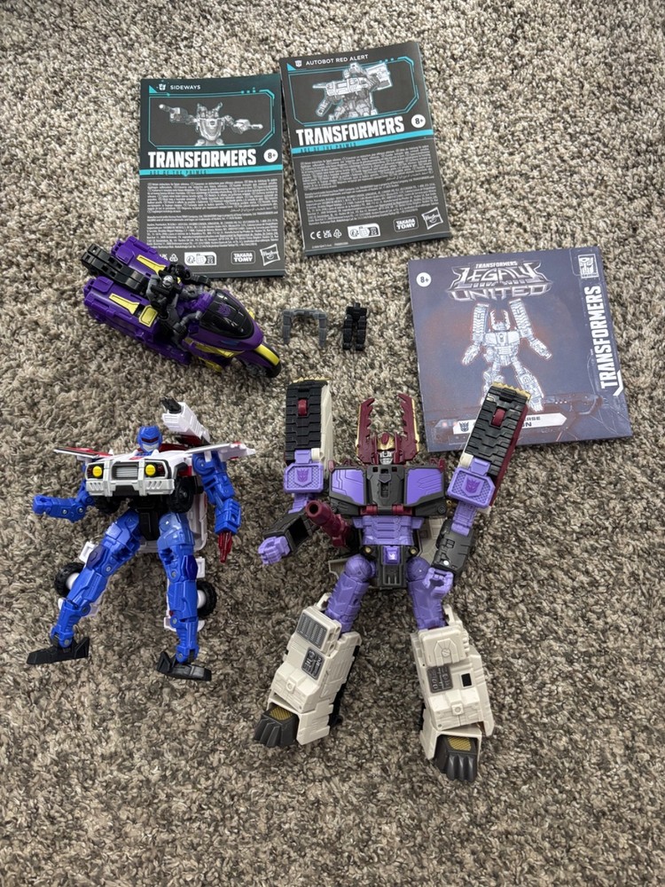Transformers Armada Legacy AOTP lot Galvatron Red Alert and Sideways