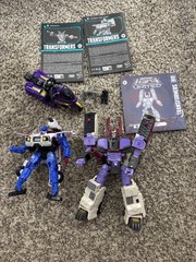 Transformers Armada Legacy AOTP lot Galvatron Red Alert and Sideways