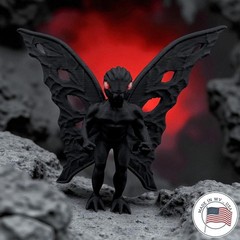 Cryptid Decor Action Figure Set – Mothman Flatwoods Monster Bigfoot Grafton