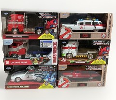 Transformers x Ghostbusters – Jada Toys Hollywood Rides – FULL SET OF 6 Vehicles