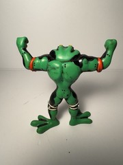 Nintendo Battletoad RASH Bendable Figure Just Toys 1992 Rare Ltd.