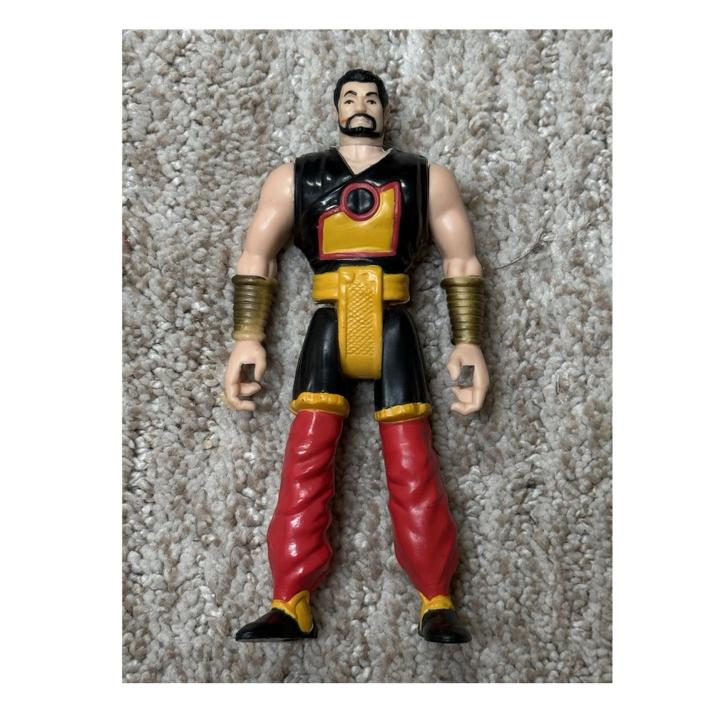 Kenner The Shadow Shiwan Khan Action Figure Black Red Gold Plastic 1994