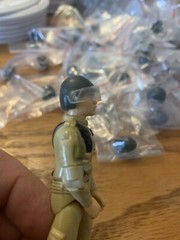 New Gi Joe Reproduction Visor And Helmet 2x Per Lot Fits OG Joes Dark Green
