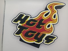 Hot Toys logo lightbox sign display light box sign