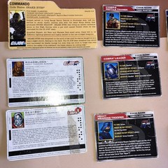 GI Joe Real American Hero File Cards Lot Of 15 Cards Various Years