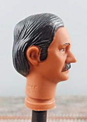 Vintage Excel Legends of the West 1975 Wyatt Earp Head 9-1/2″ Scale